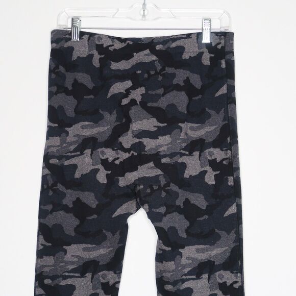 Lane Bryant Blue Camo Leggings Large XL Camouflage Print Dark Blue Gray - Picture 8 of 8